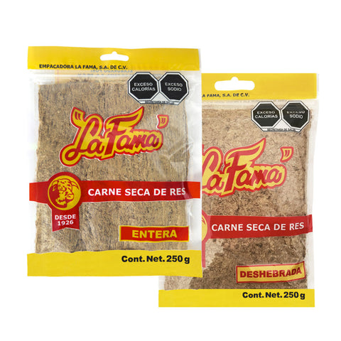 Deshebrada 250 g y Entera 250 g